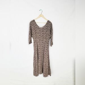 Women's Vintage Floral Print Size 7/8 Dress